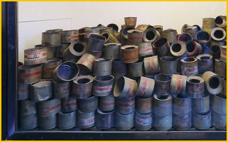 Canisters which Held ZYKLON B